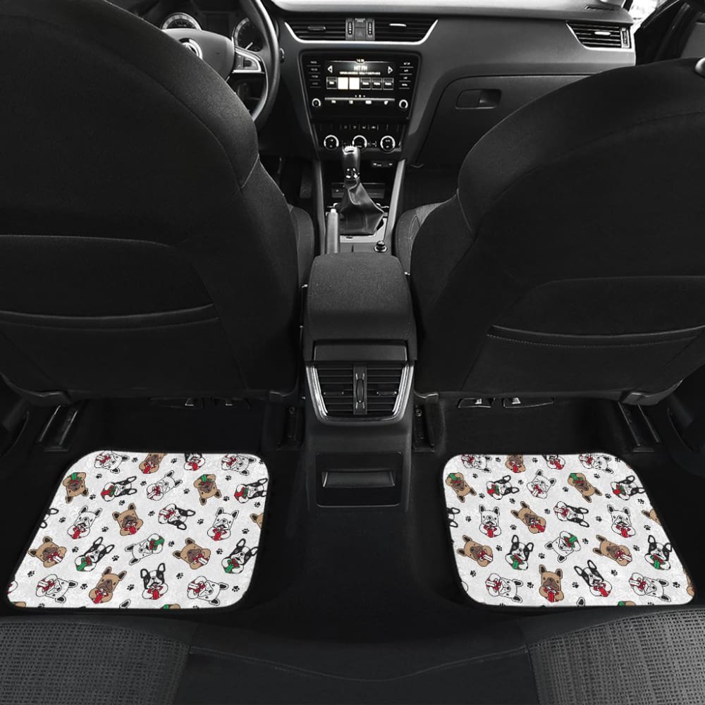 Lovely Cute French Bulldog Print Automotive Accessories Car Floor Mats 210602