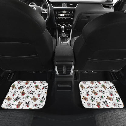 Lovely Cute French Bulldog Print Automotive Accessories Car Floor Mats 210602