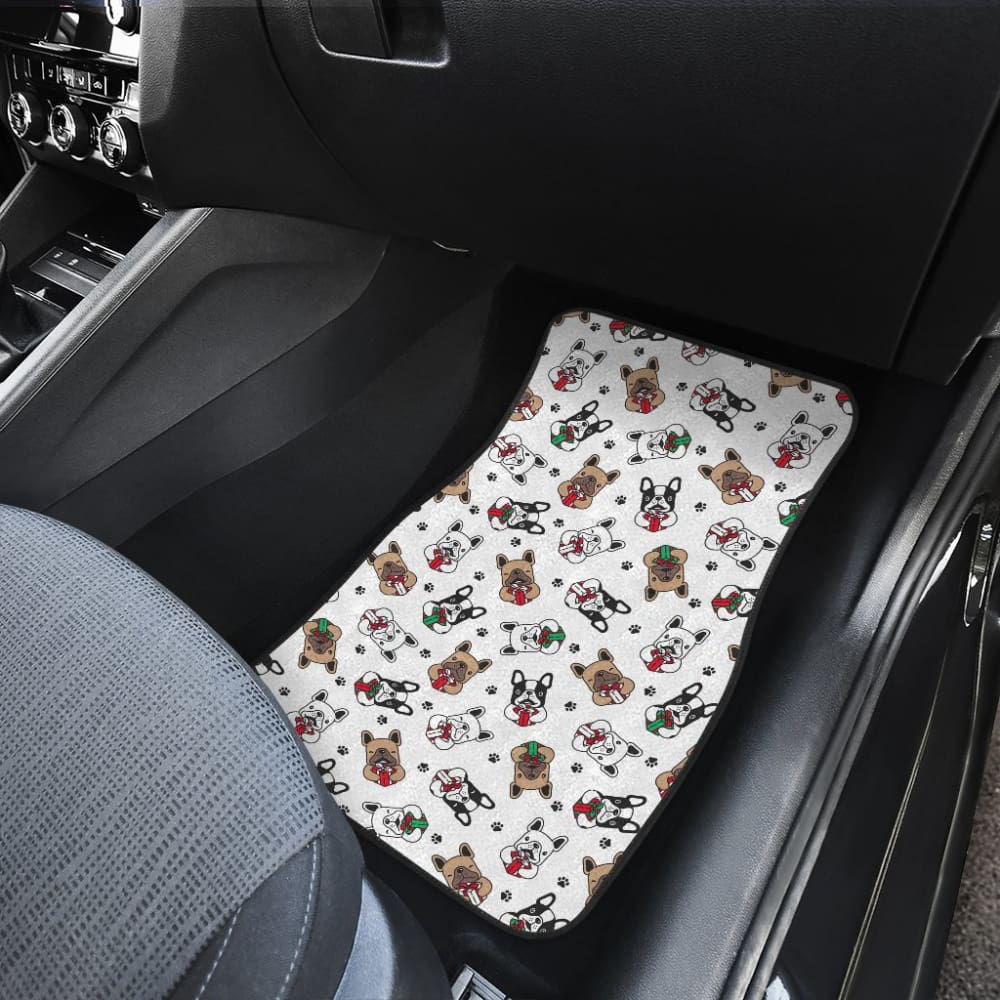 Lovely Cute French Bulldog Print Automotive Accessories Car Floor Mats 210602