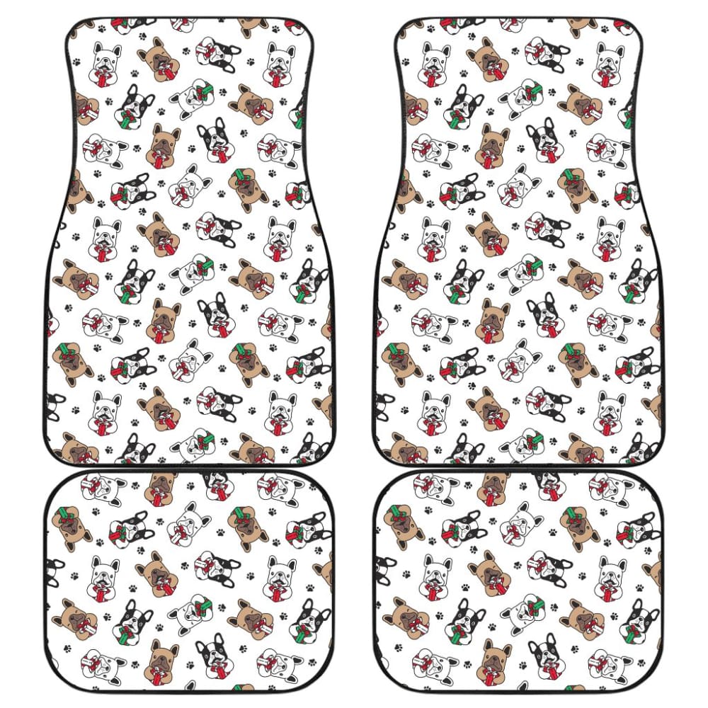 Lovely Cute French Bulldog Print Automotive Accessories Car Floor Mats 210602