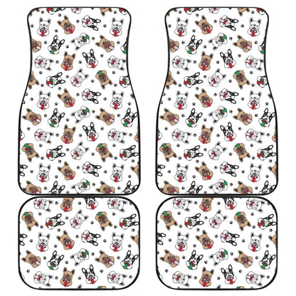Lovely Cute French Bulldog Print Automotive Accessories Car Floor Mats 210602