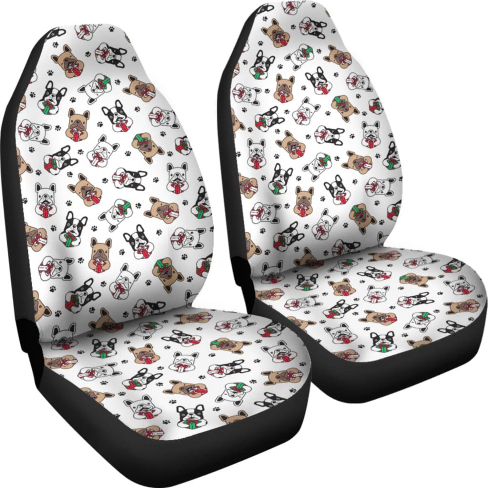 Lovely Cute French Bulldog Print Automotive Accessories Car Seat Covers 210602