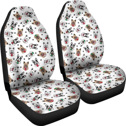 Lovely Cute French Bulldog Print Automotive Accessories Car Seat Covers 210602