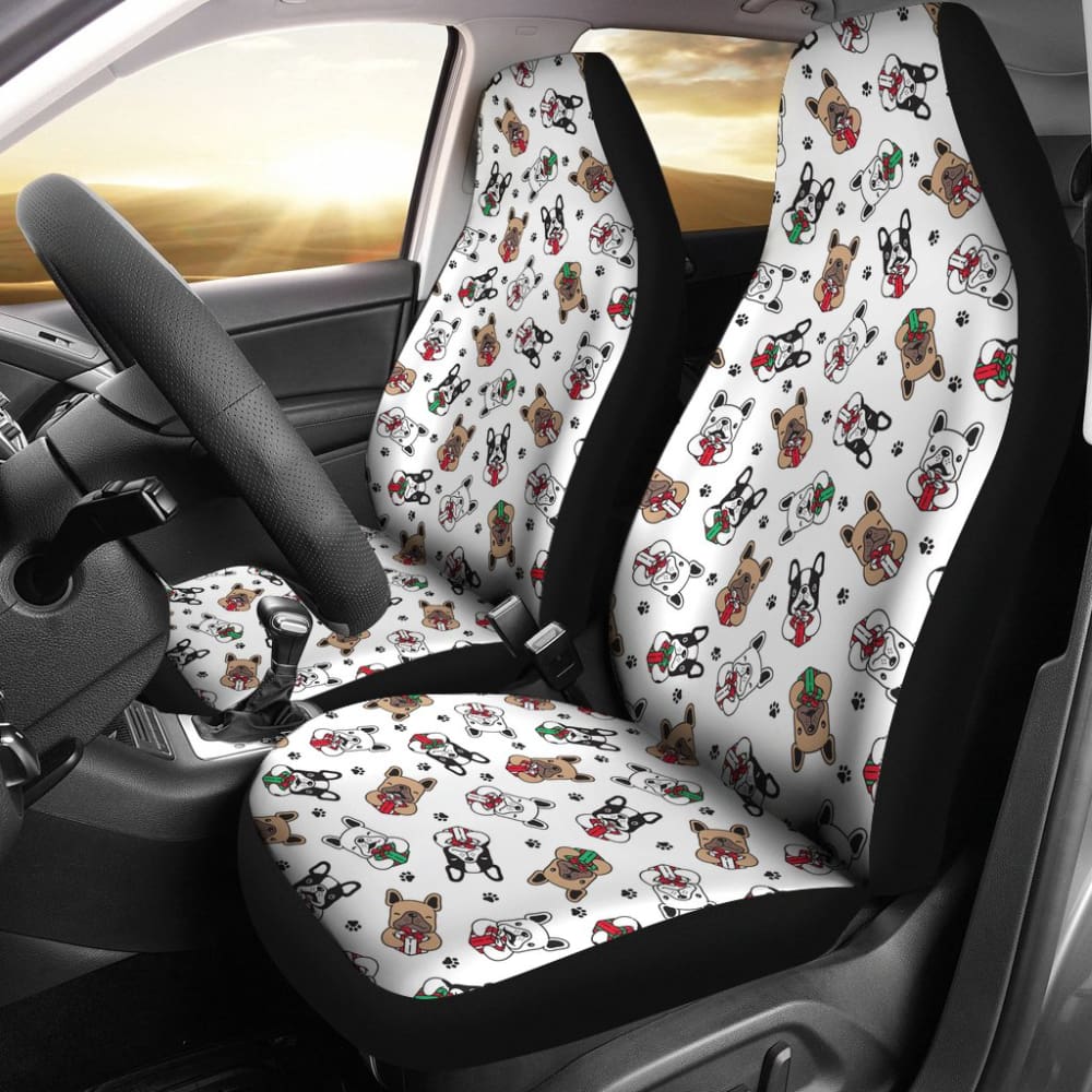 Lovely Cute French Bulldog Print Automotive Accessories Car Seat Covers 210602
