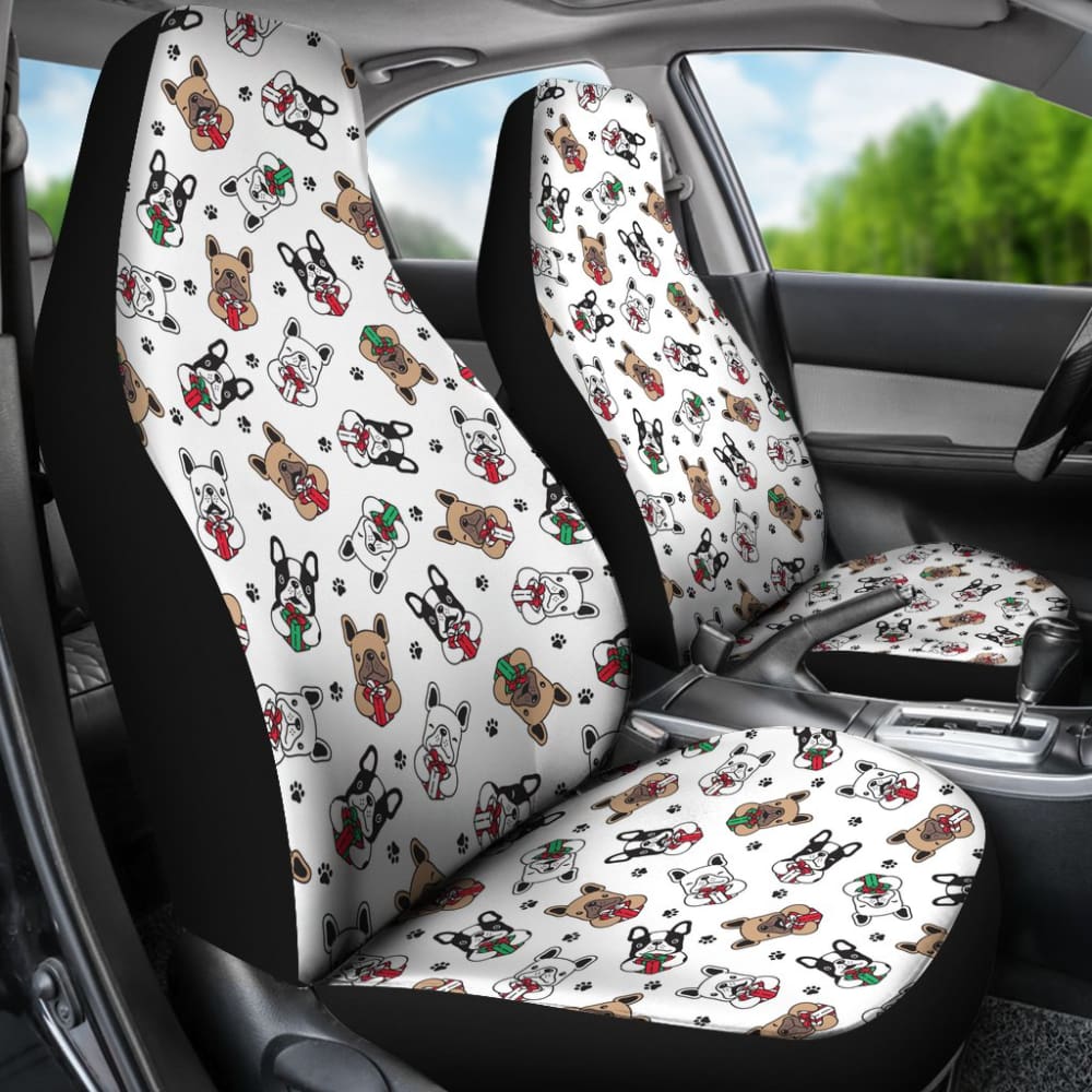 Lovely Cute French Bulldog Print Automotive Accessories Car Seat Covers 210602