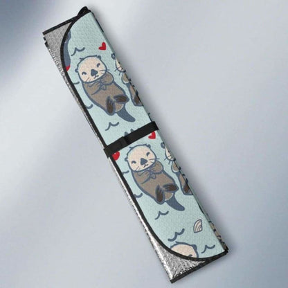 Lovely Sea Otter Pattern Car Auto Sun Shades 102507 - YourCarButBetter