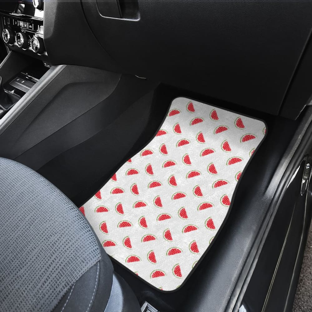 Lovely Watermelon Pattern Print Car Floor Mats 210507 - YourCarButBetter