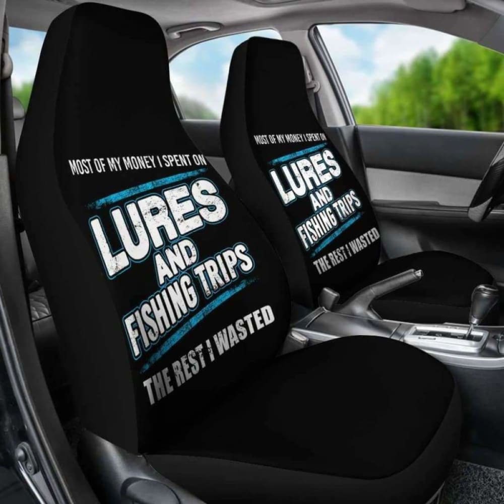 Lures And Fishing Trips Car Seat Covers 113208