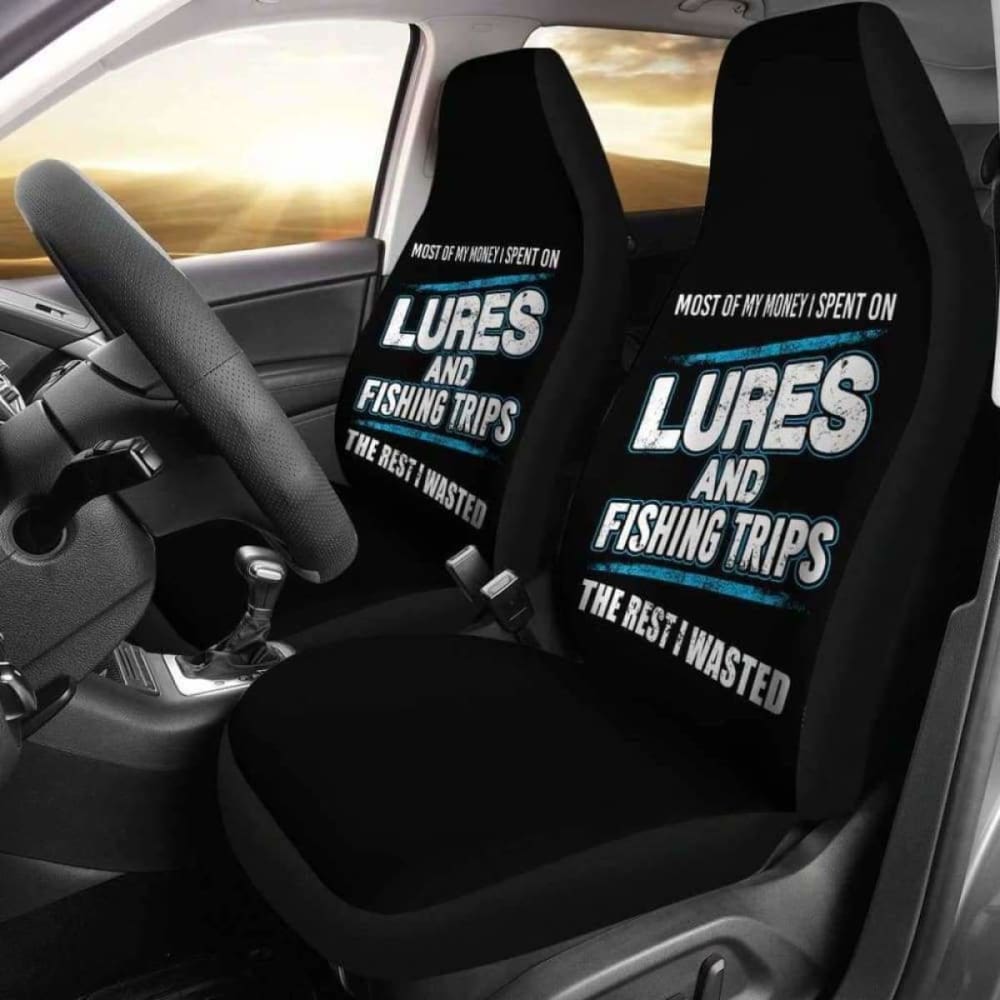 Lures And Fishing Trips Car Seat Covers 113208