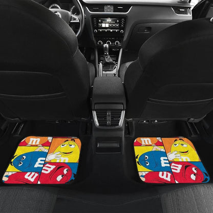 M & M Chocolate Coloring Car Mats 094201 - YourCarButBetter