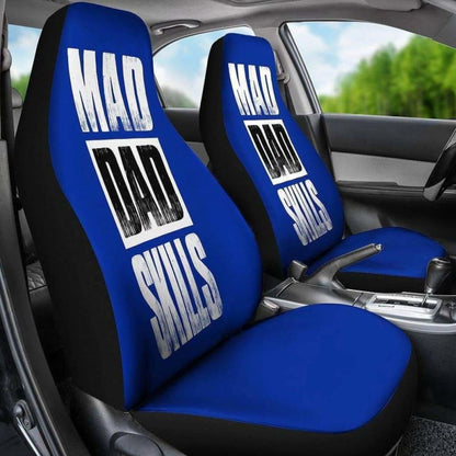 Mad Dad Skills Gift for Dad Car Seat Covers 174914 - YourCarButBetter