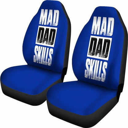 Mad Dad Skills Gift for Dad Car Seat Covers 174914 - YourCarButBetter