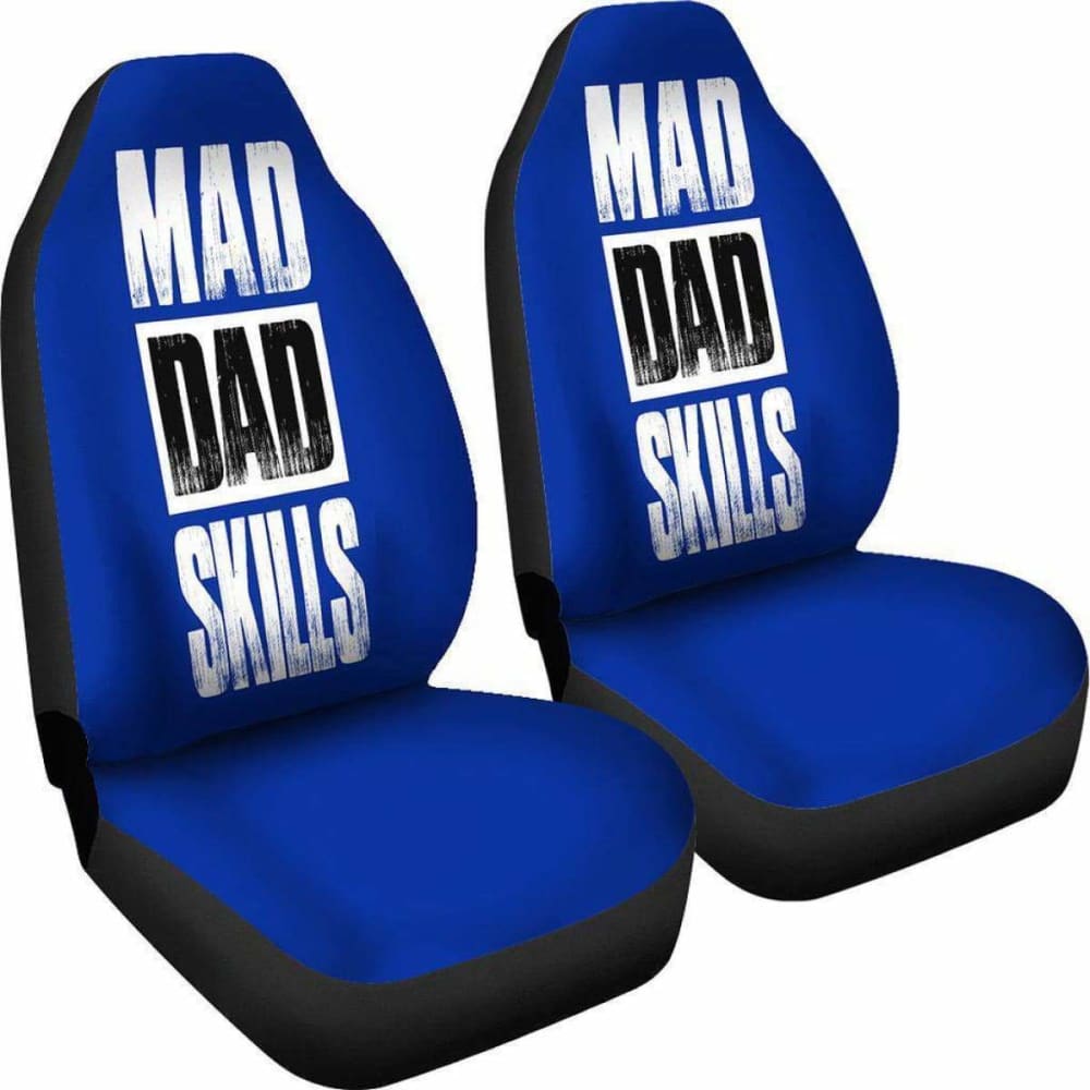 Mad Dad Skills Gift for Dad Car Seat Covers 174914 - YourCarButBetter