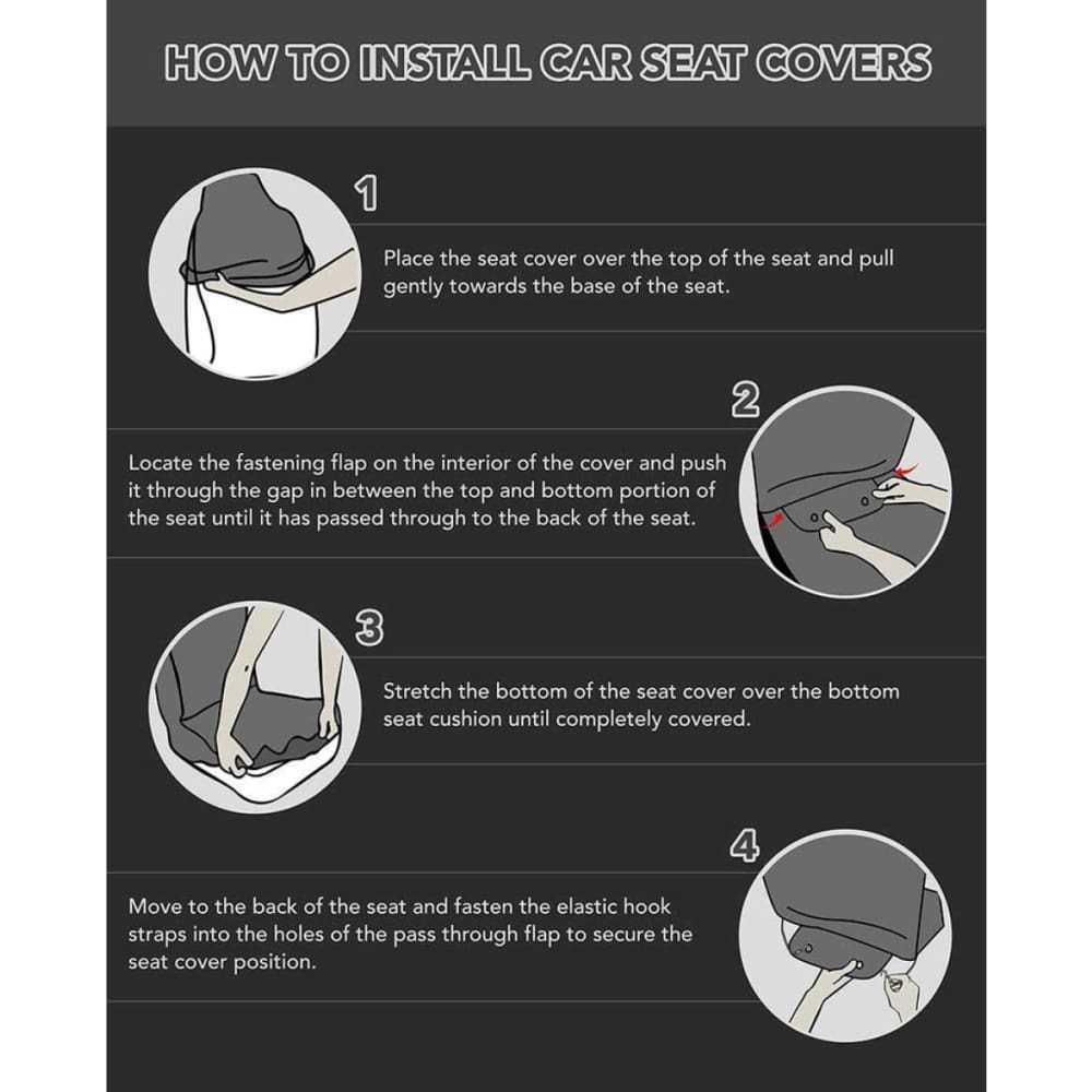 Mad Dad Skills Gift for Dad Car Seat Covers 174914 - YourCarButBetter
