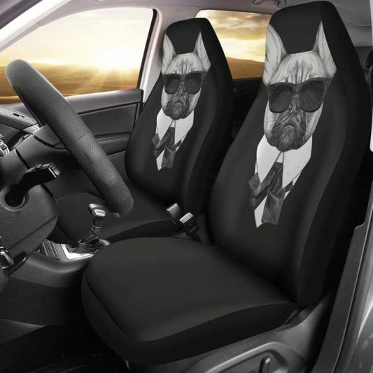 Mafia French Bulldog Car Seat Covers 194110