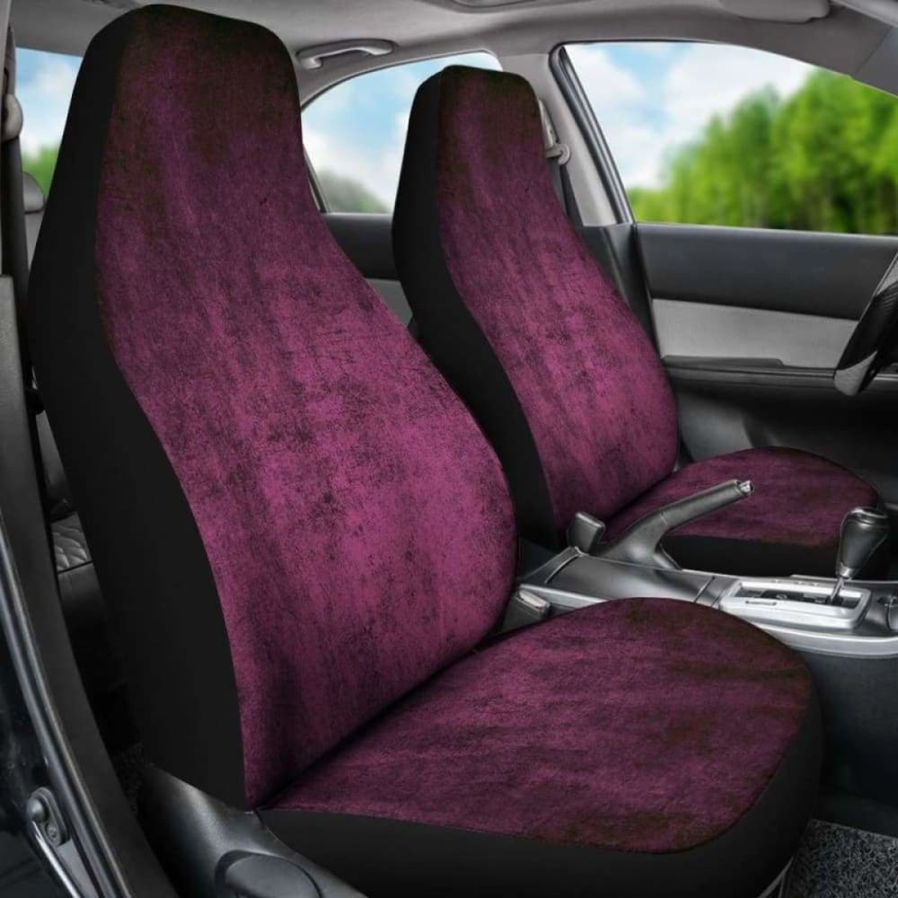 Magenta Grunge Car Seat Covers 232125 - YourCarButBetter