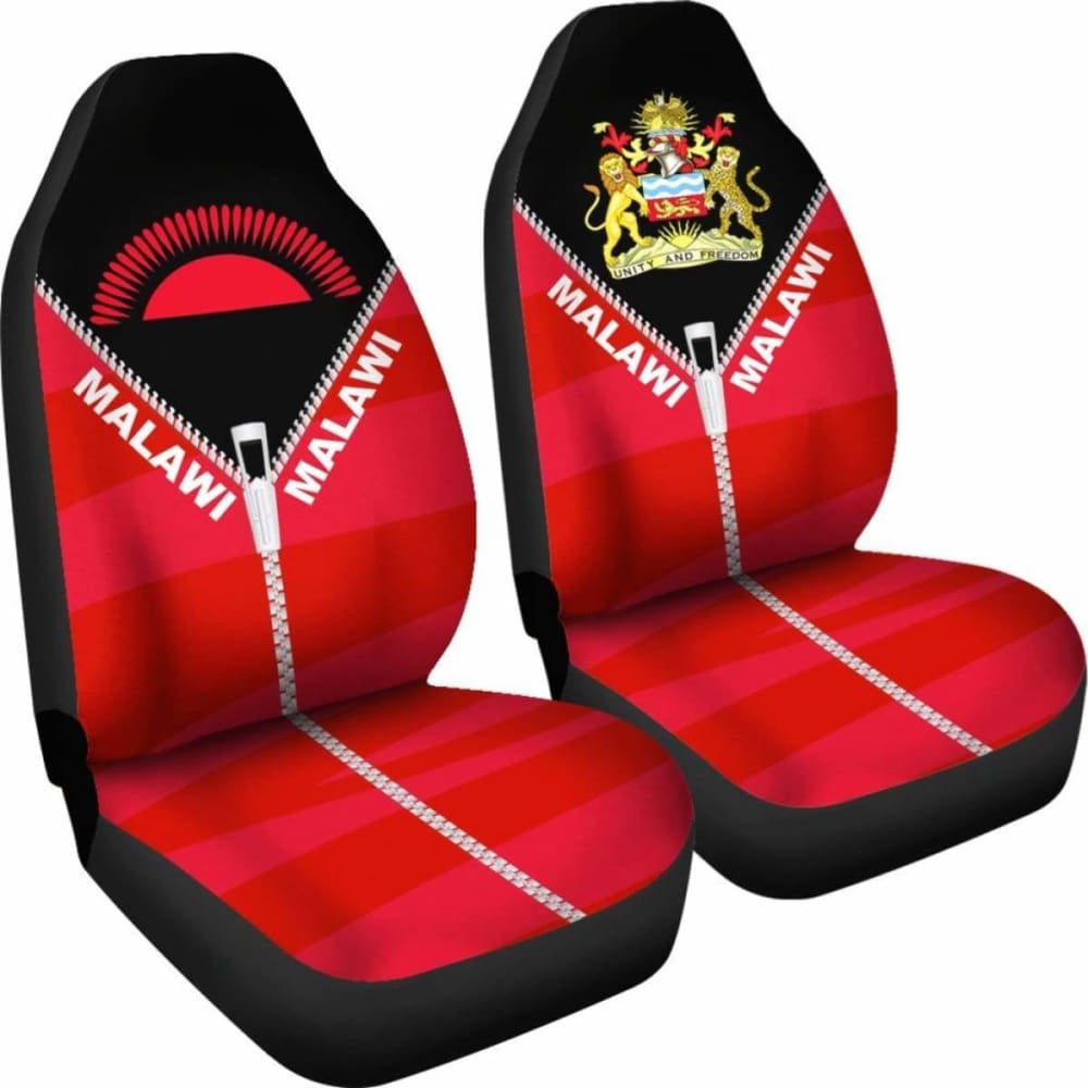 Malawi Car Seat Cover With Straight Zipper Style 192609 - YourCarButBetter