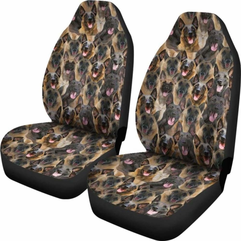 Malinois Dog Full Face Car Seat Covers 090629 - YourCarButBetter