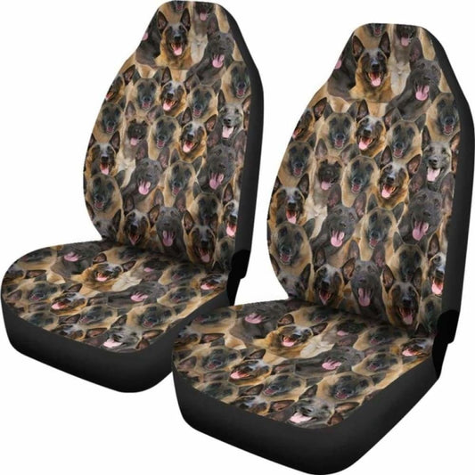 Malinois Dog Full Face Car Seat Covers 090629 - YourCarButBetter