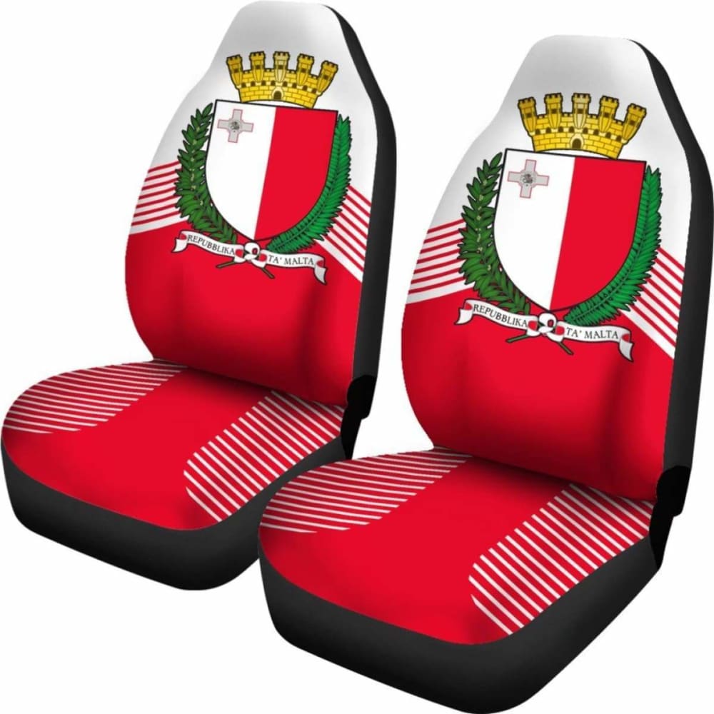 Malta Coat Of Arms Car Seat Covers Amazing 105905 - YourCarButBetter