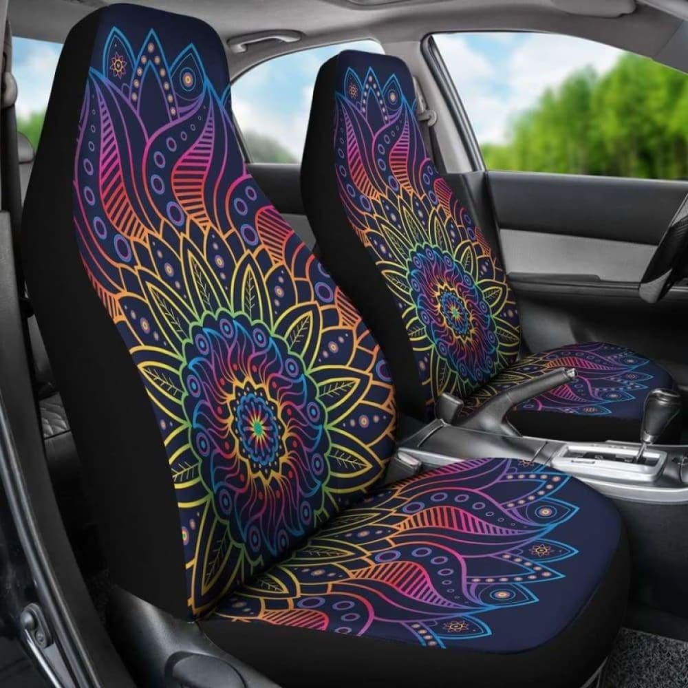 Mandala Blue Car Seat Covers | Give Your Car A Makeover! 105905 - YourCarButBetter