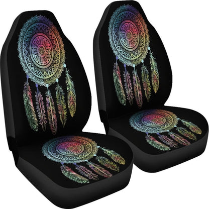 Mandala Dreamcatcher Native American Design Car Seat Covers 093223 - YourCarButBetter