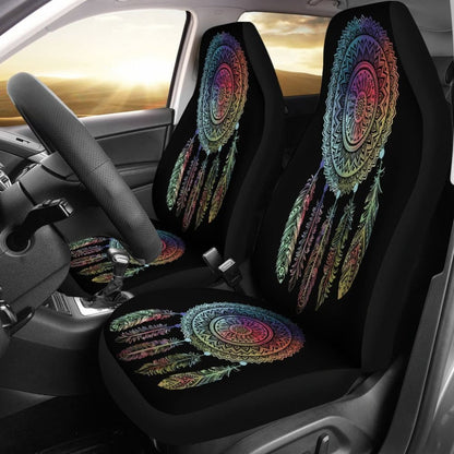 Mandala Dreamcatcher Native American Design Car Seat Covers 093223 - YourCarButBetter