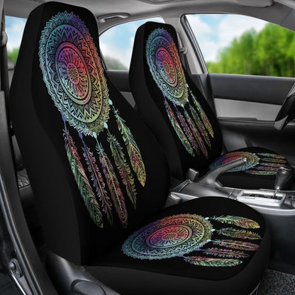 Mandala Dreamcatcher Native American Design Car Seat Covers 093223 - YourCarButBetter