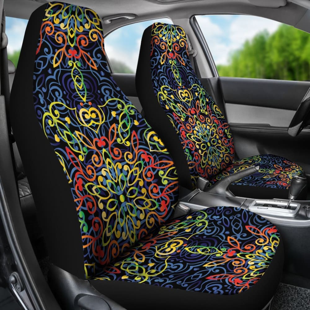 Mandala Flow Car Seat Covers 093223 - YourCarButBetter