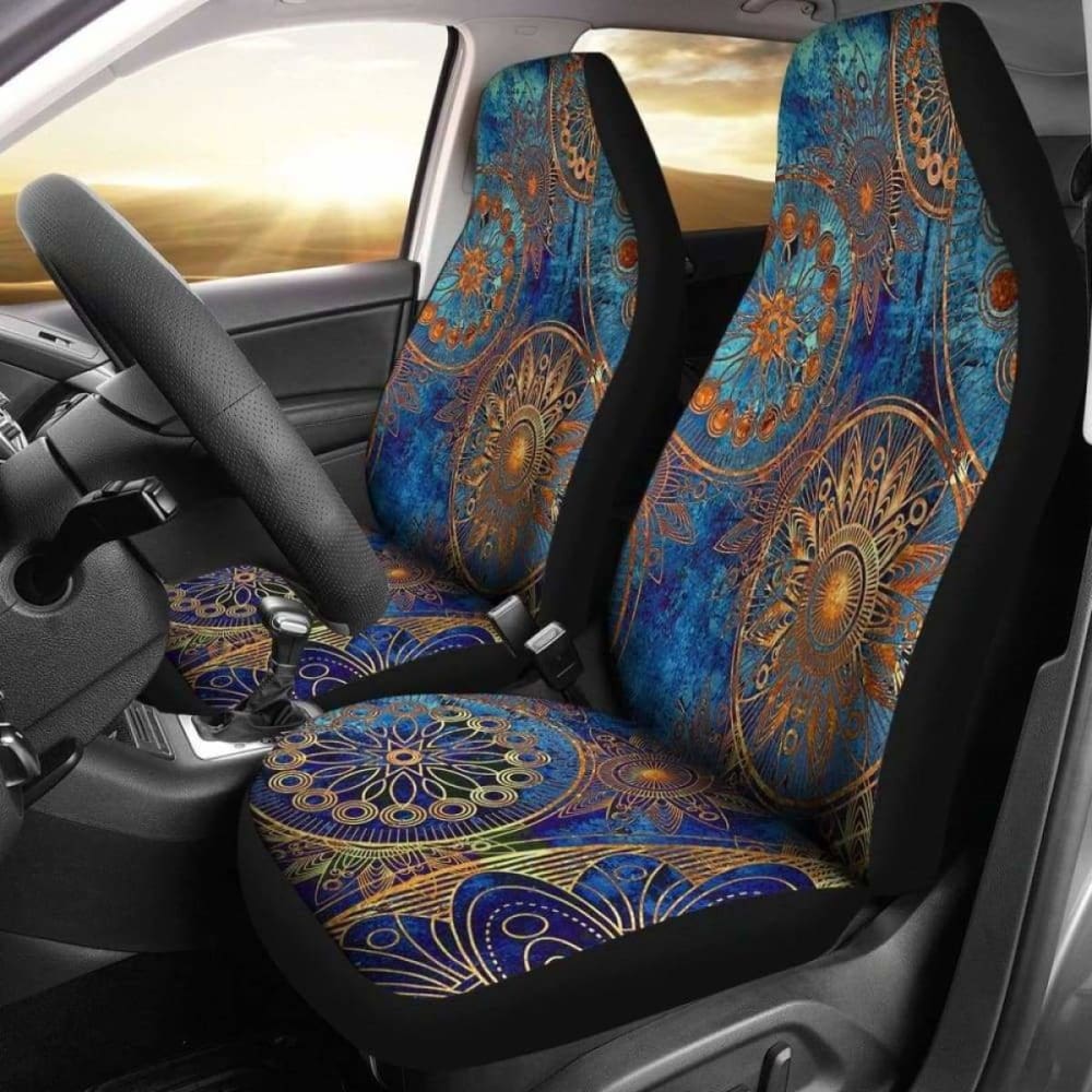 Mandala Gold Car Seat Covers | Give Your Car A Makeover! 105905 - YourCarButBetter