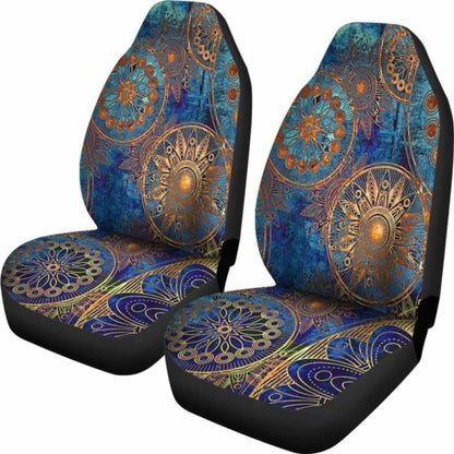 Mandala Gold Car Seat Covers | Give Your Car A Makeover! 105905 - YourCarButBetter