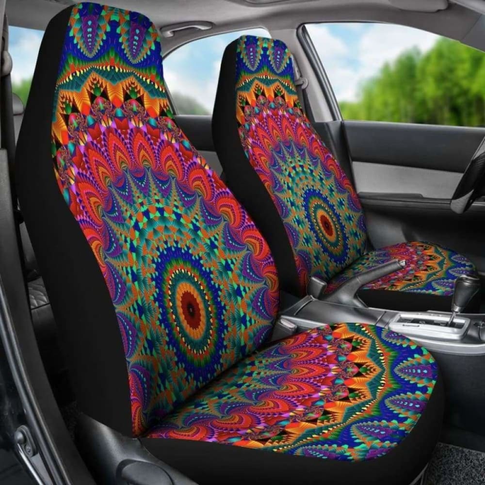 Mandala Kaleidoscope Car Seat Covers 105905 - YourCarButBetter