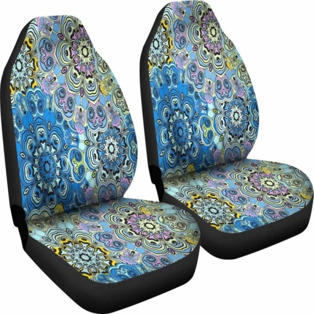 Mandala Light Car Seat Covers 105905 - YourCarButBetter