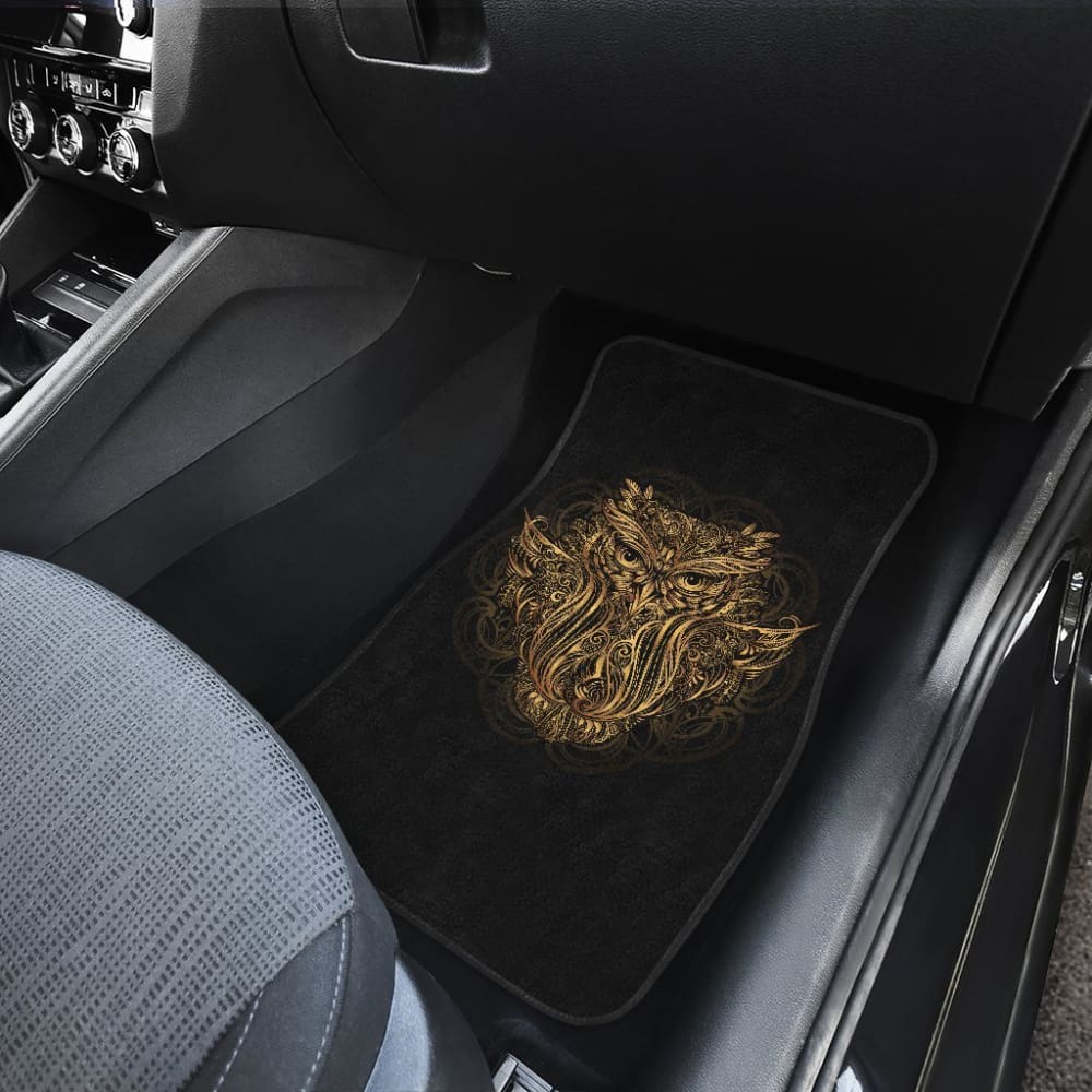 Mandala Owl Car Mat 094209 - YourCarButBetter