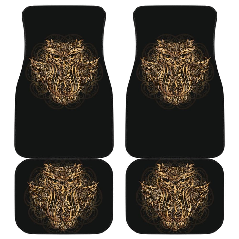 Mandala Owl Car Mat 094209 - YourCarButBetter