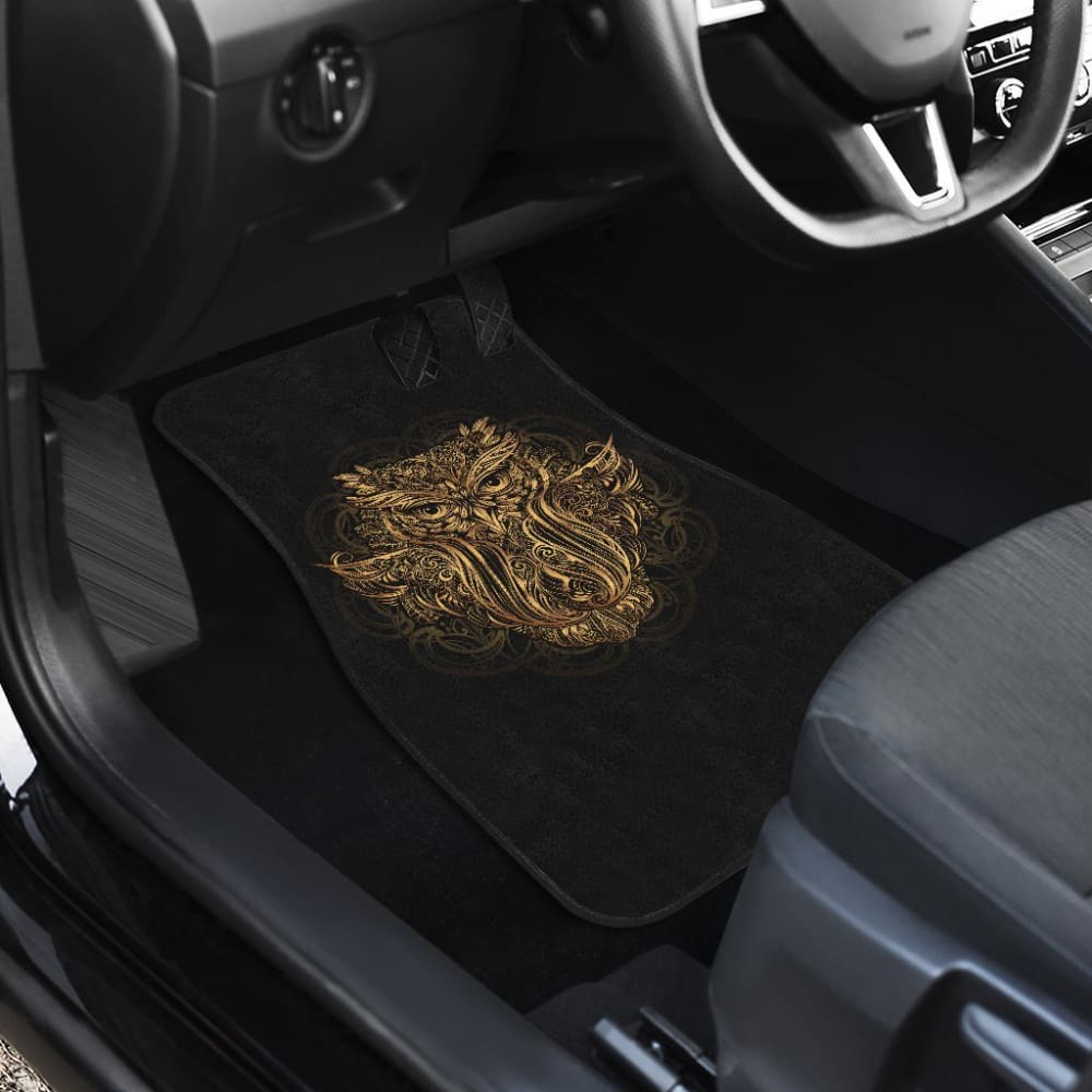 Mandala Owl Car Mat 094209 - YourCarButBetter
