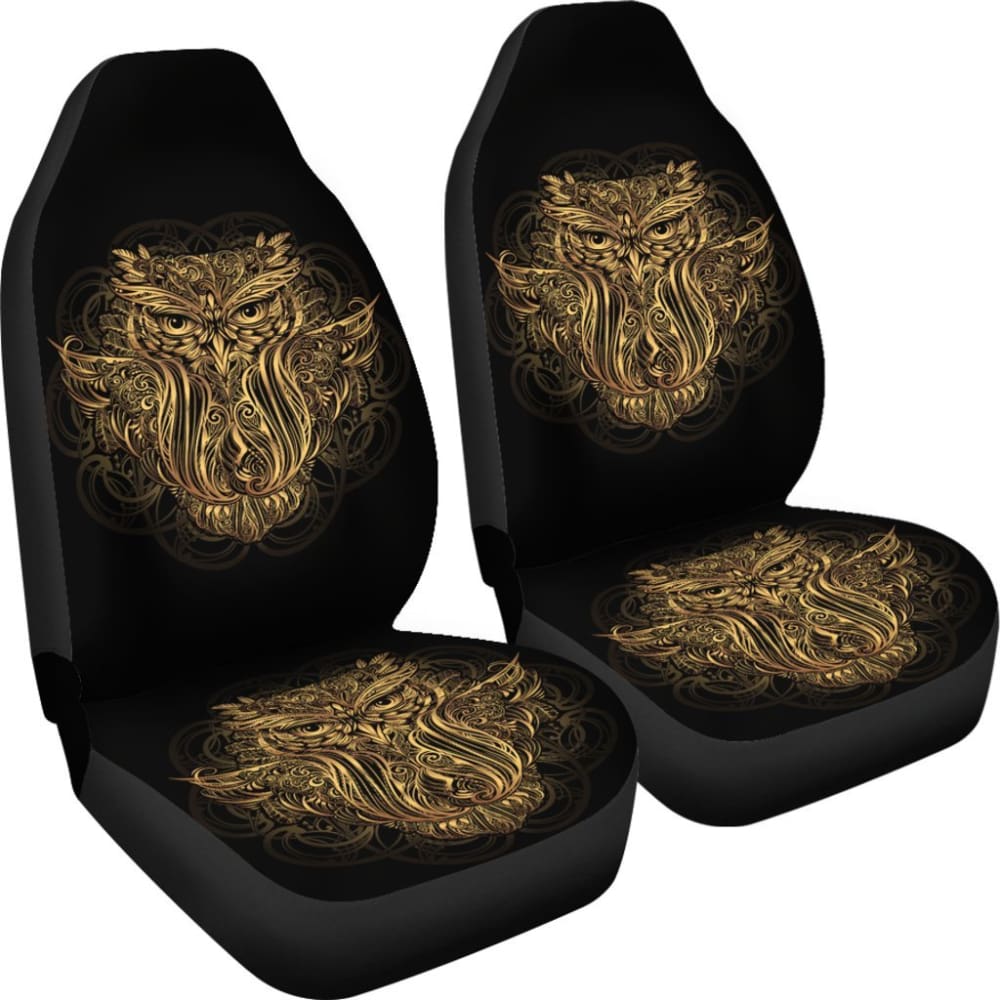 Mandala Owl Car Seat Cover 094209 - YourCarButBetter