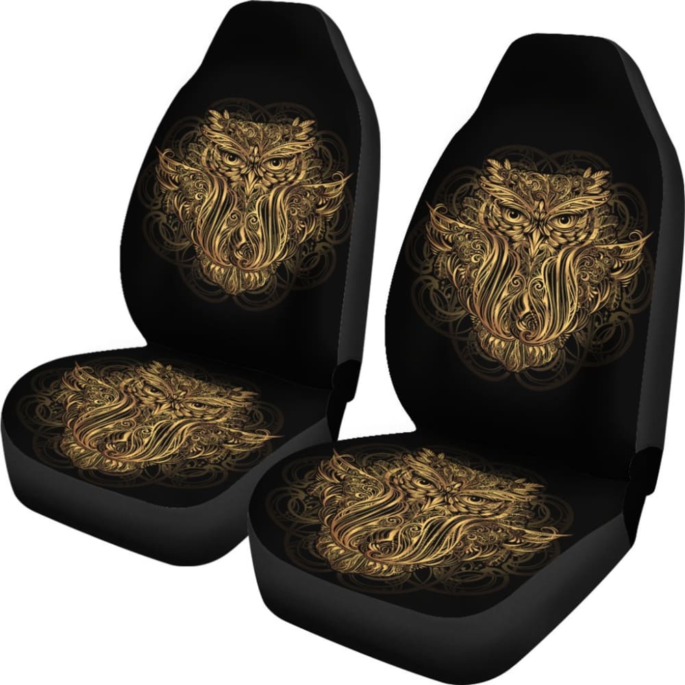 Mandala Owl Car Seat Cover 094209 - YourCarButBetter