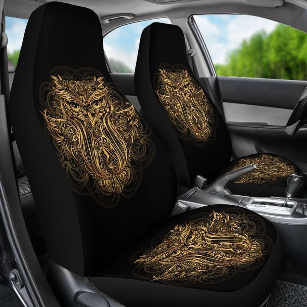 Mandala Owl Car Seat Cover 094209 - YourCarButBetter