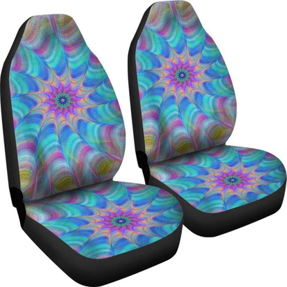 Mandala Swirl Car Seat Covers 093223 - YourCarButBetter