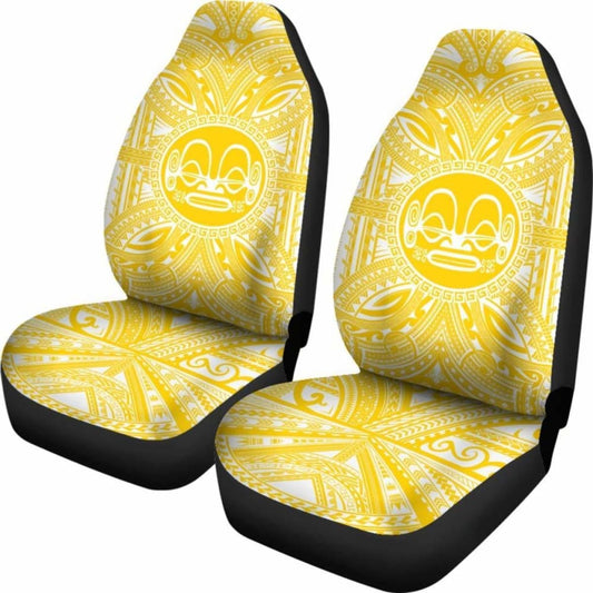 Marquesas Islands Car Seat Cover - Marquesas Islands Coat Of Arms Polynesian Flag Color 105905 - YourCarButBetter