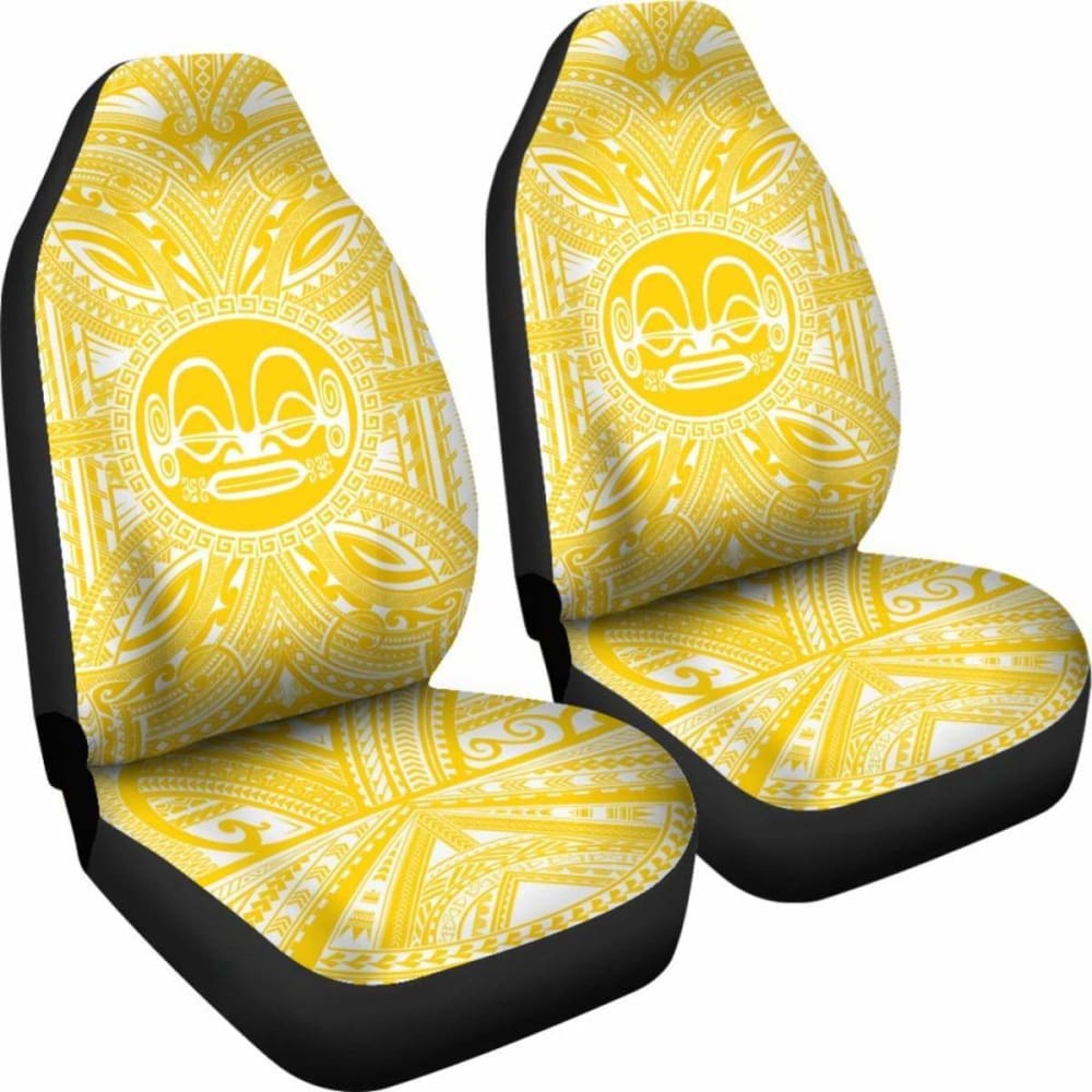 Marquesas Islands Car Seat Cover - Marquesas Islands Coat Of Arms Polynesian Flag Color 105905 - YourCarButBetter