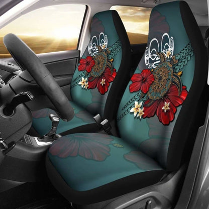 Marquesas Islands Car Seat Covers Blue Turtle Tribal Amazing 091114 - YourCarButBetter