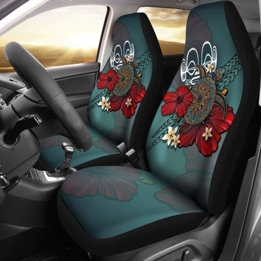 Marquesas Islands Car Seat Covers Blue Turtle Tribal Amazing 091114 - YourCarButBetter