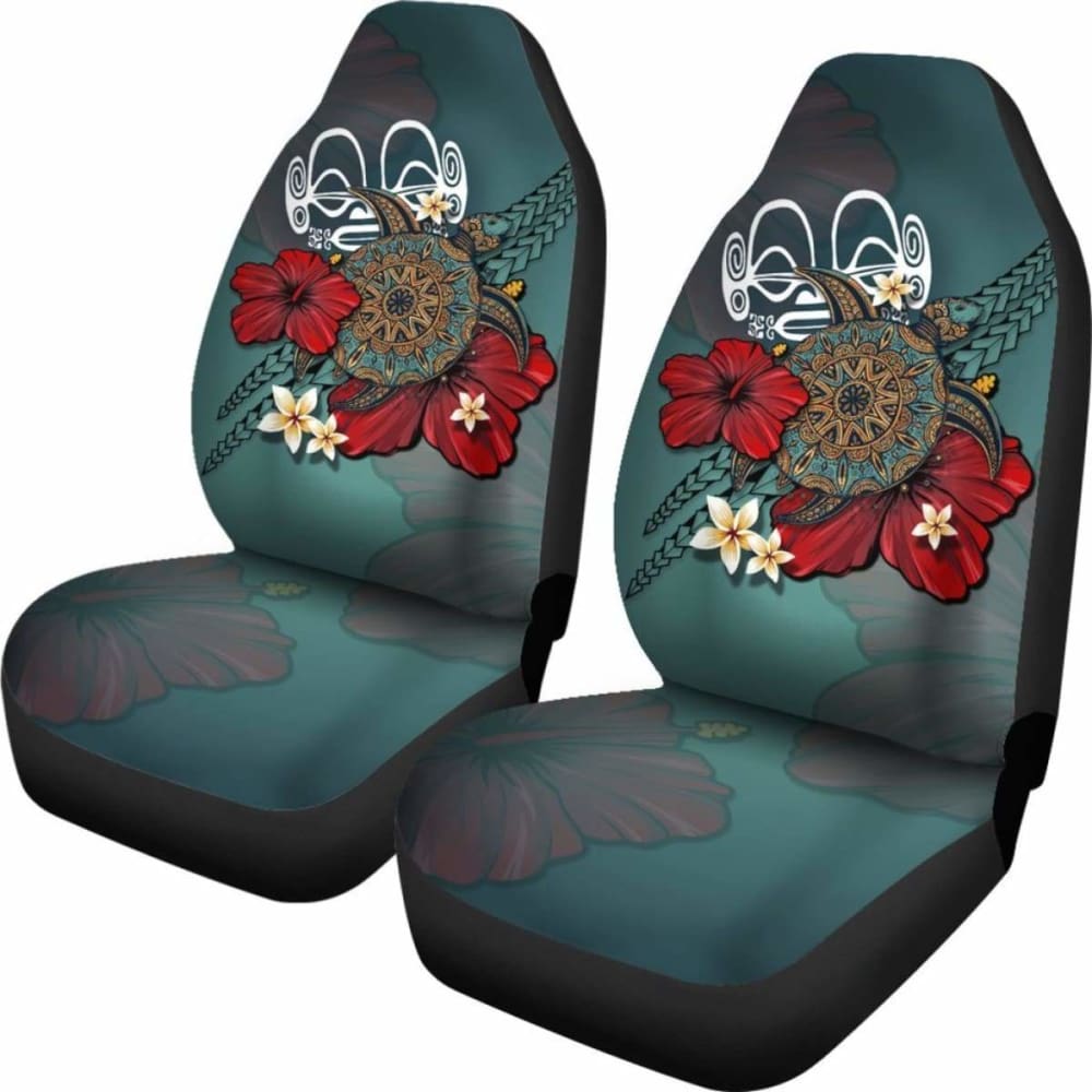 Marquesas Islands Car Seat Covers Blue Turtle Tribal Amazing 091114 - YourCarButBetter