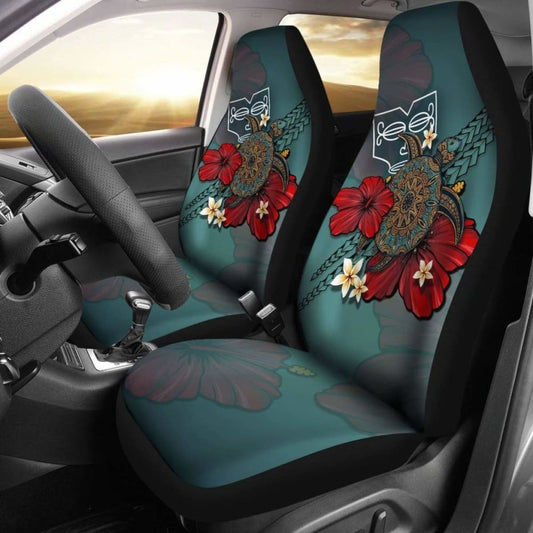 Marquesas Islands Car Seat Covers Blue Turtle Tribal Amazing 091114 - YourCarButBetter