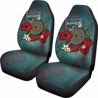 Marquesas Islands Car Seat Covers Blue Turtle Tribal Amazing 091114 - YourCarButBetter