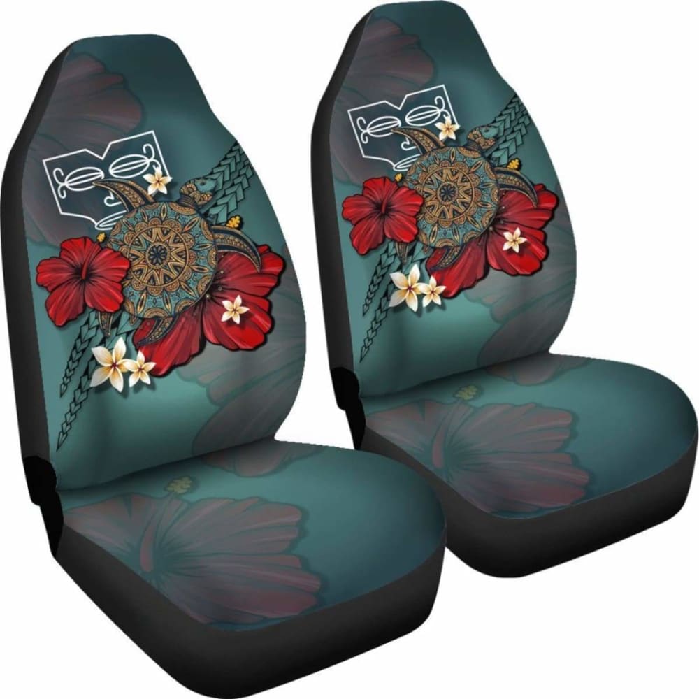 Marquesas Islands Car Seat Covers Blue Turtle Tribal Amazing 091114 - YourCarButBetter