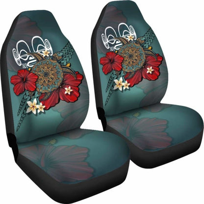Marquesas Islands Car Seat Covers Blue Turtle Tribal Amazing 091114 - YourCarButBetter