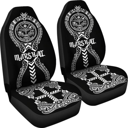 Marshall Islands Car Seat Covers - Marshall Islands Seal Polynesian Tribal - 105905 - YourCarButBetter